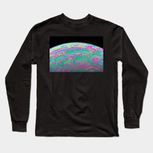 Soap Bubble Close Up Long Sleeve T-Shirt